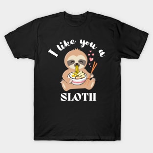 Cute Sloth Donut Trainer T-Shirt